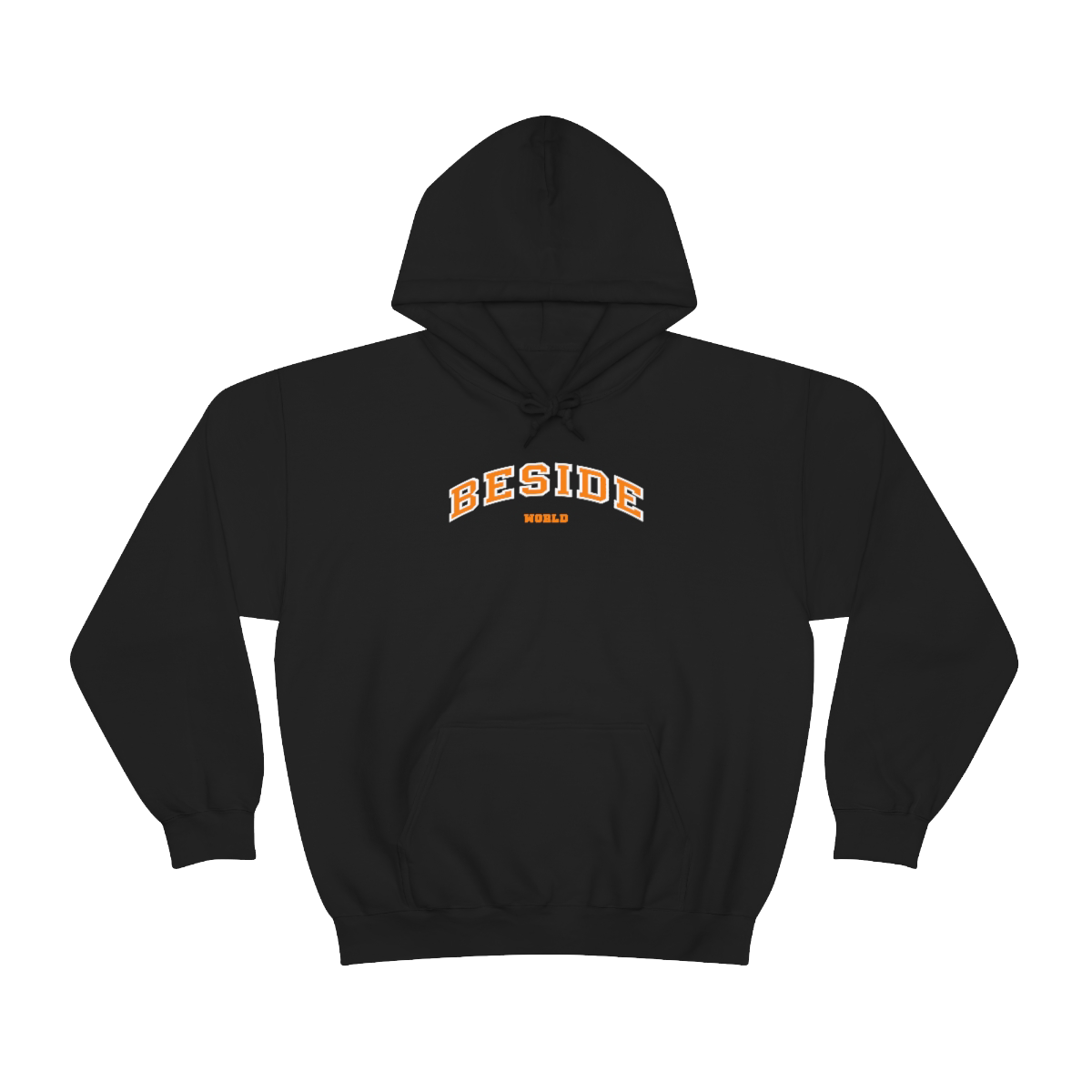 OLDSCHOOL BESIDE WORLD HOODIE BLACK