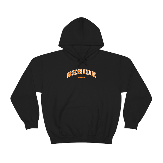 OLDSCHOOL BESIDE WORLD HOODIE BLACK